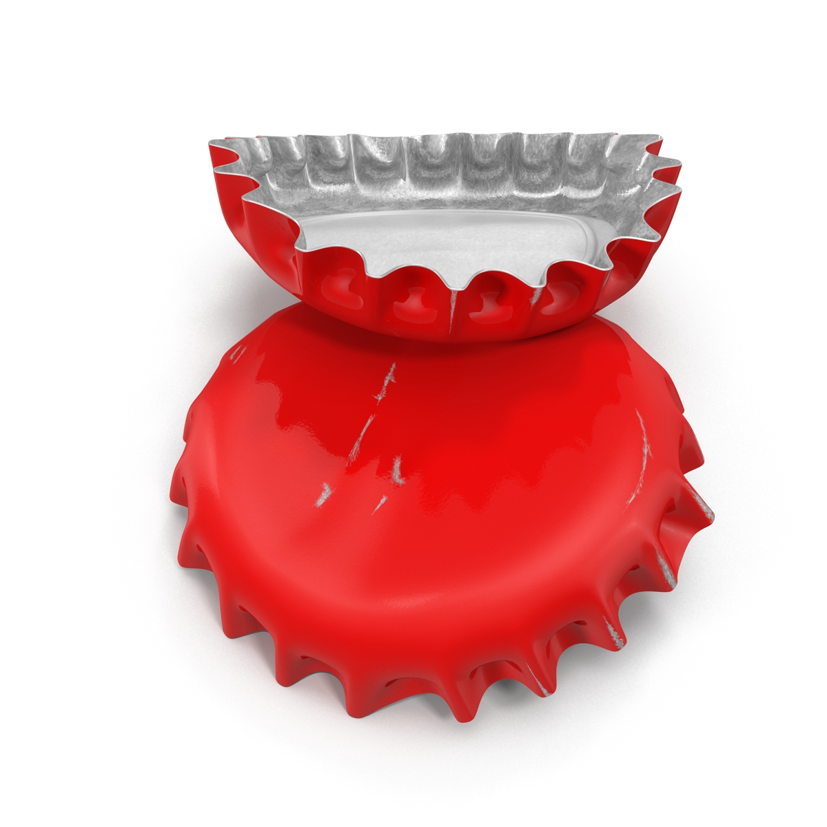 3D Old Bottle Cap 3