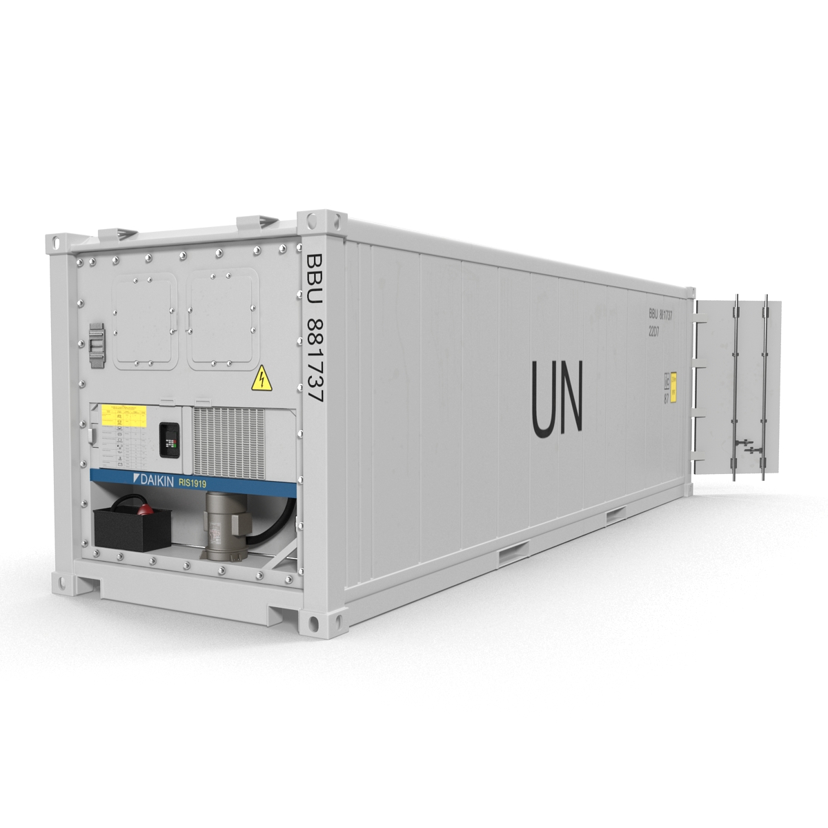 3D ISO Refrigerated Container