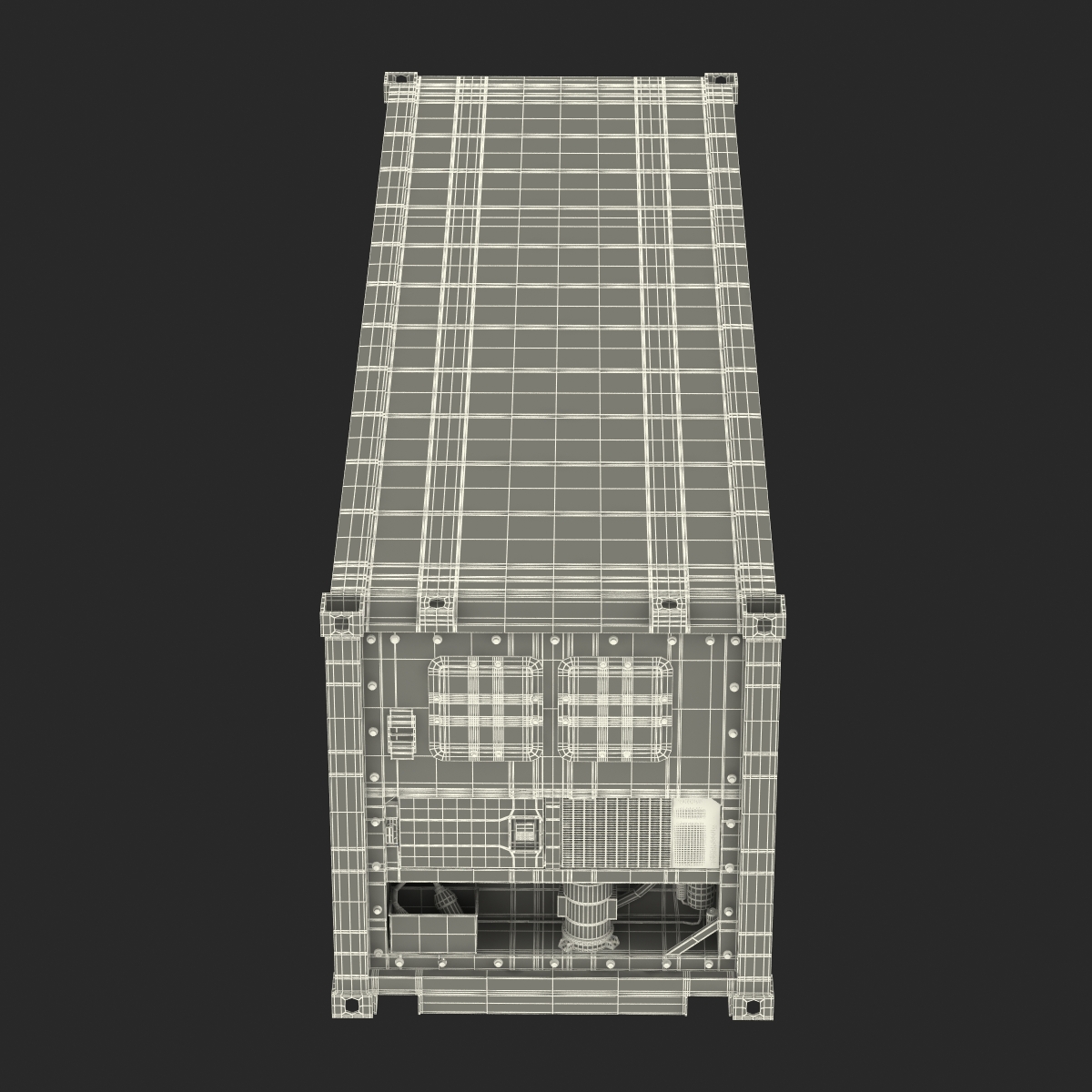 3D ISO Refrigerated Container