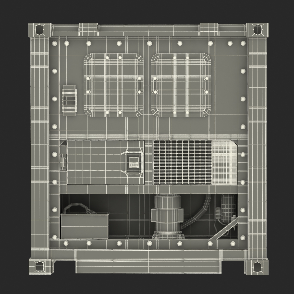 3D ISO Refrigerated Container