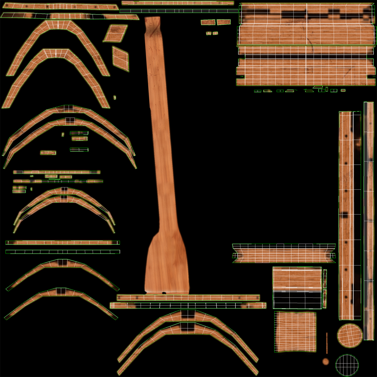 RowBoat 3D model