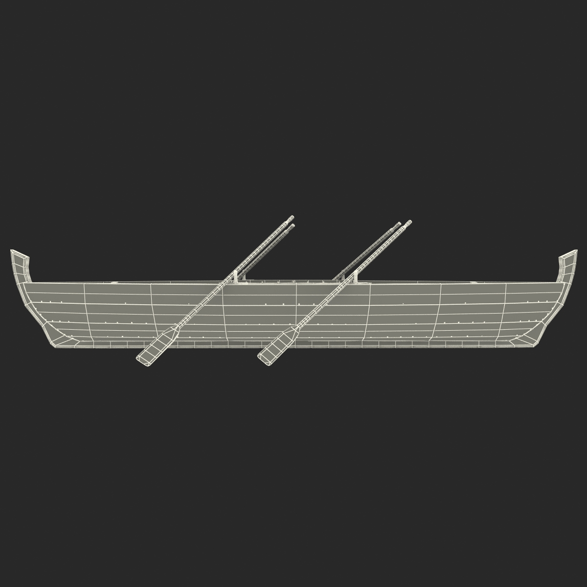 3D Rowing Boat