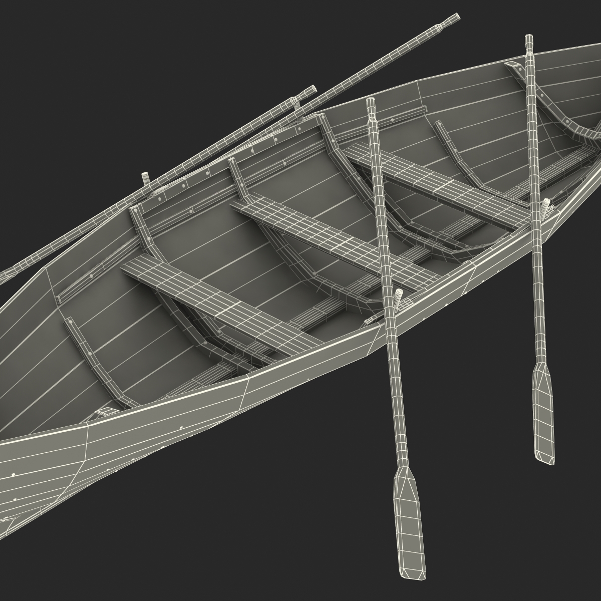 3D Rowing Boat