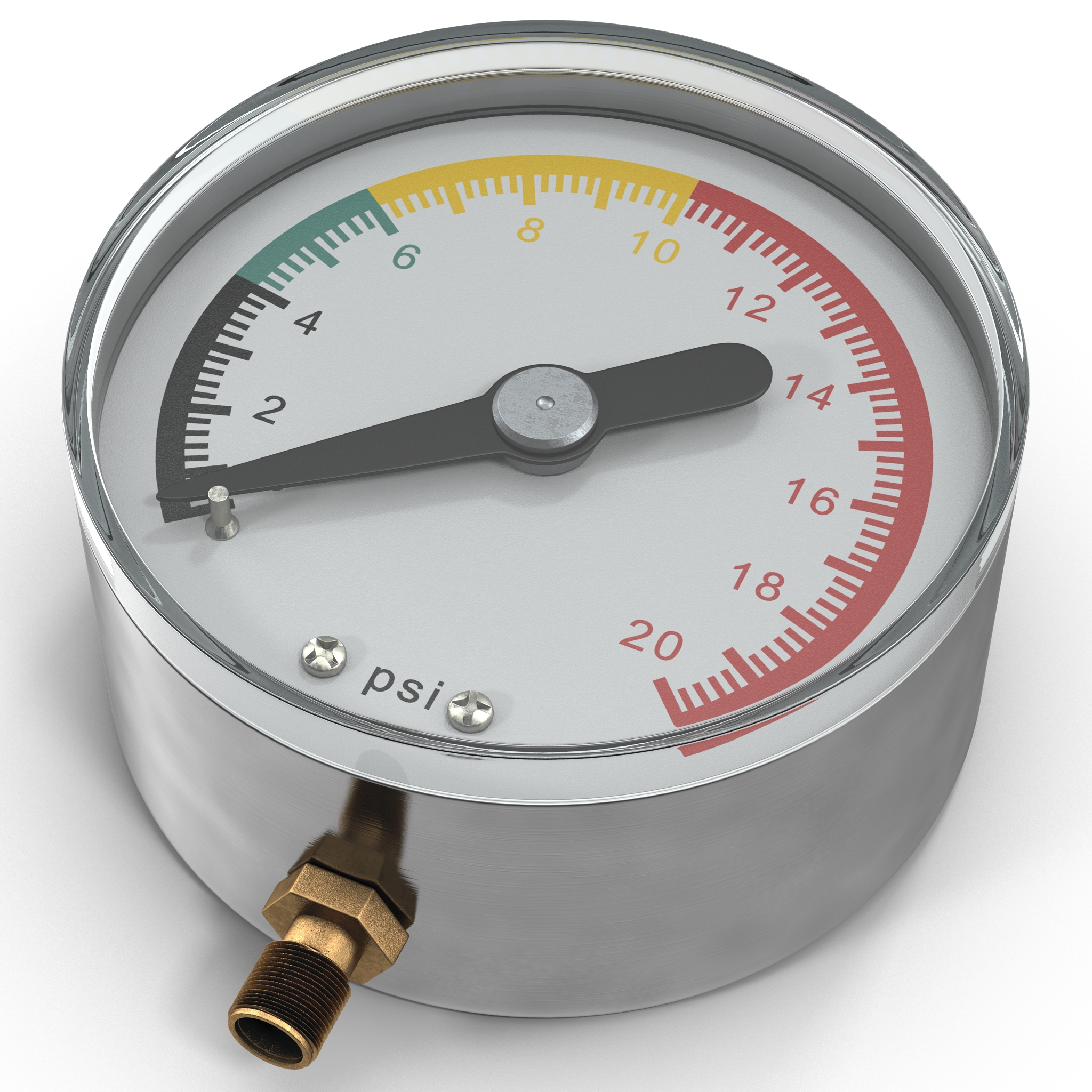 Pressure Gauge 3D model