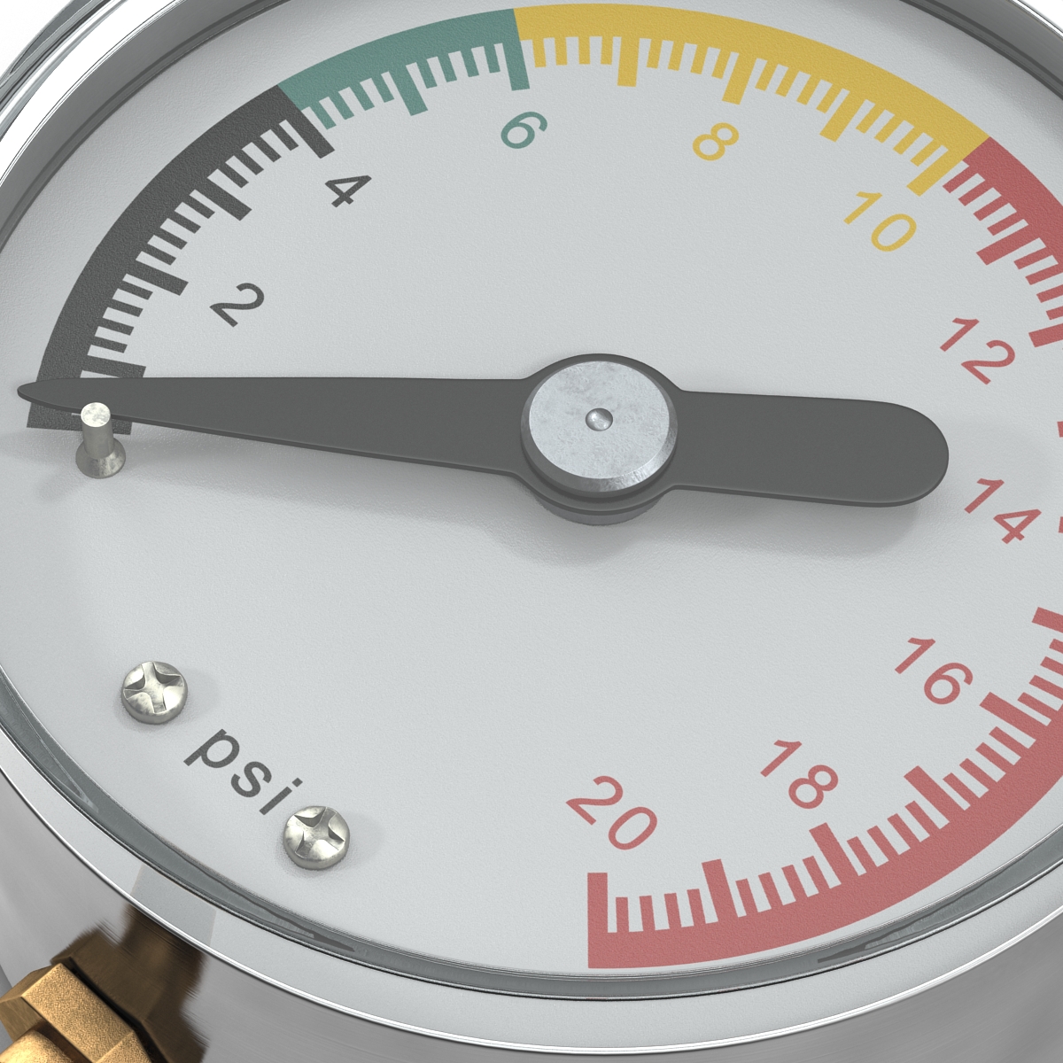 Pressure Gauge 3D model