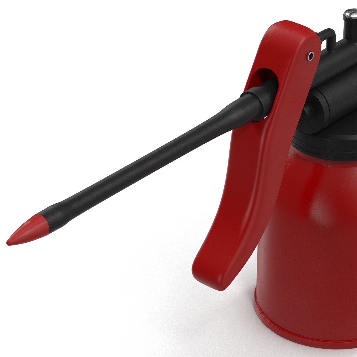 3D Oil Can 3 Red model