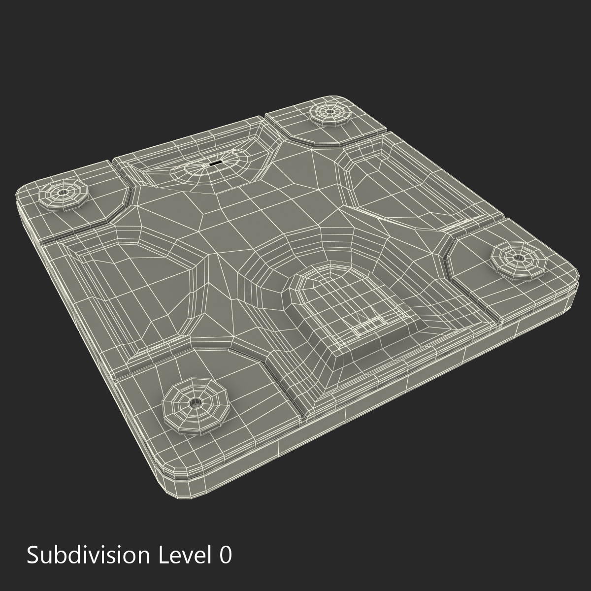 Bathroom Scale 2 Generic 3D model