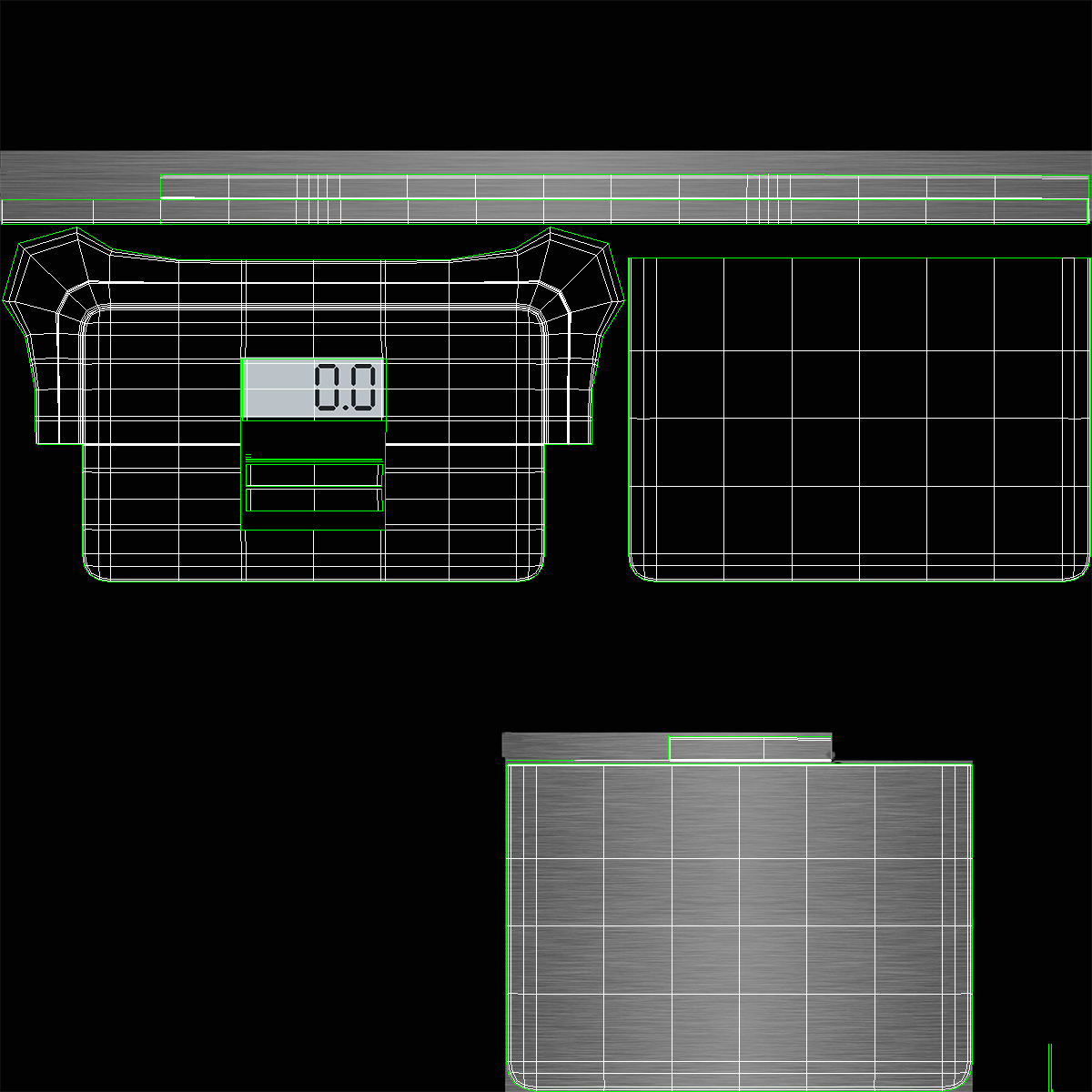 Bathroom Scale 2 Generic 3D model