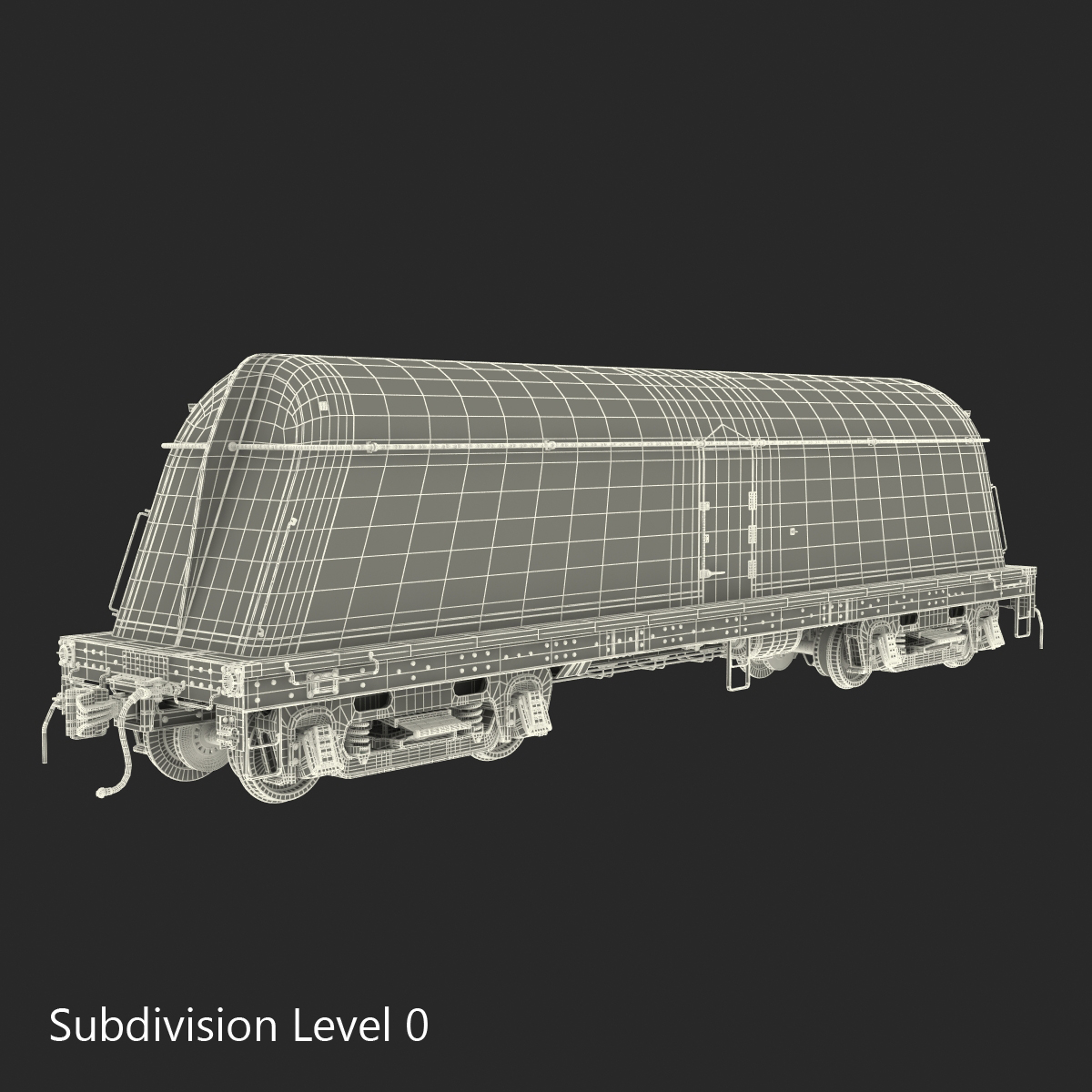 3D Bordens Milk Tank Car