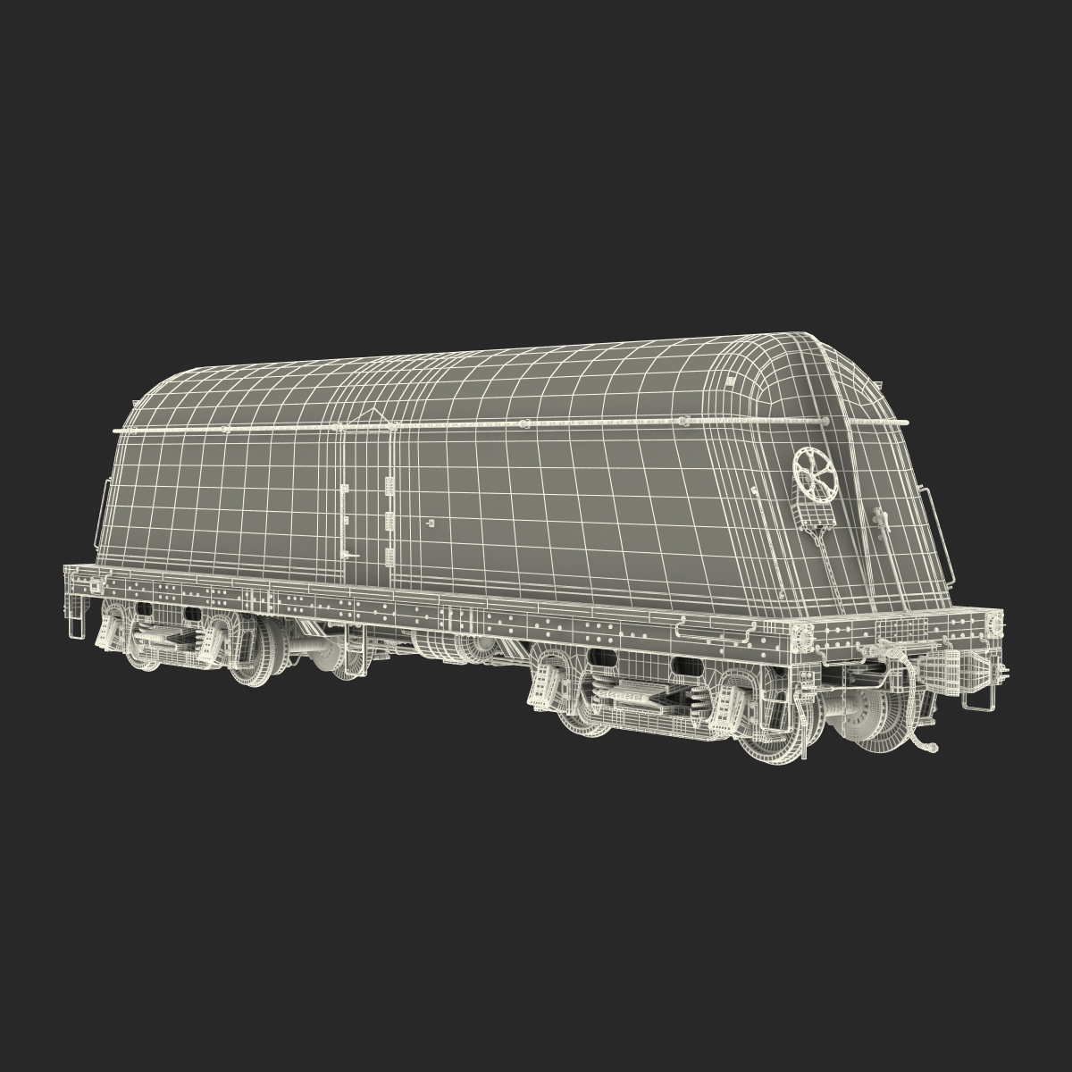 3D Bordens Milk Tank Car