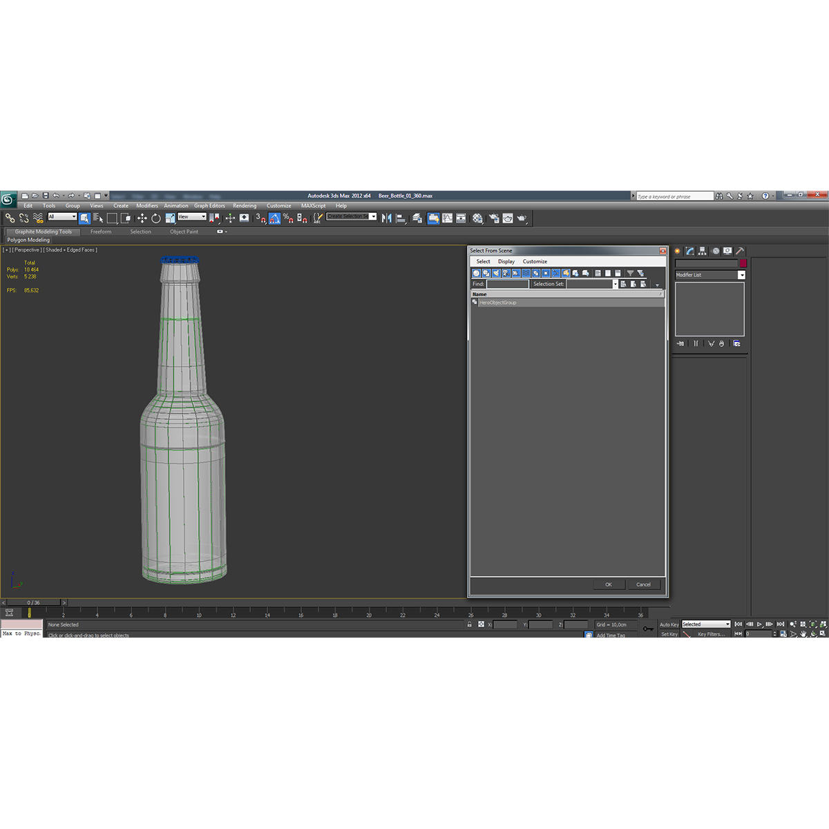 3D Beer Bottle