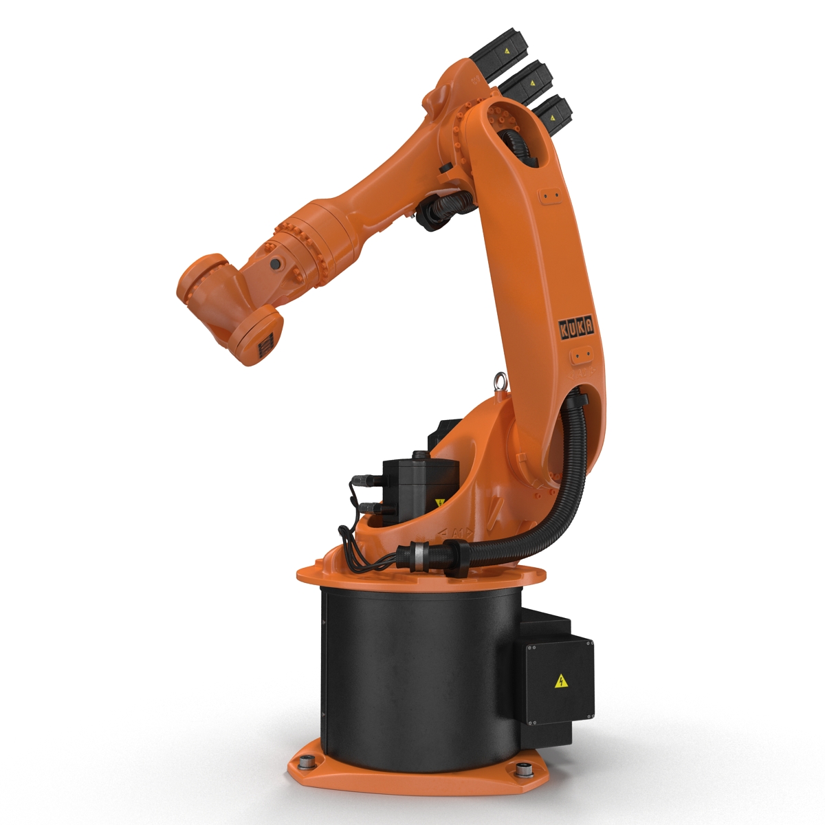 3D model Kuka Robot KR 16 3 Rigged