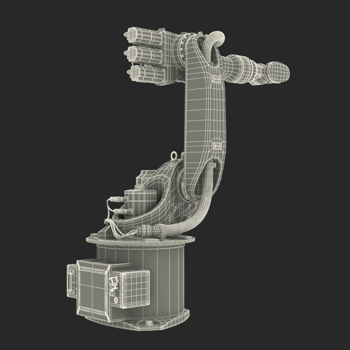 3D model Kuka Robot KR 16 3 Rigged