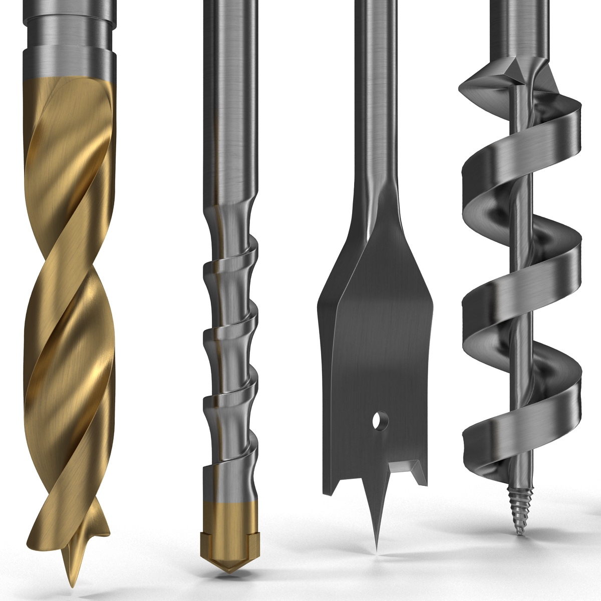 Drill Bits Set 3D model