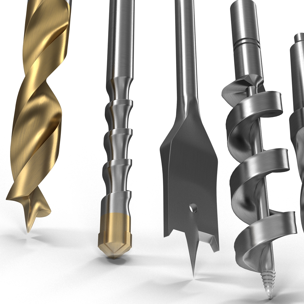 Drill Bits Set 3D model