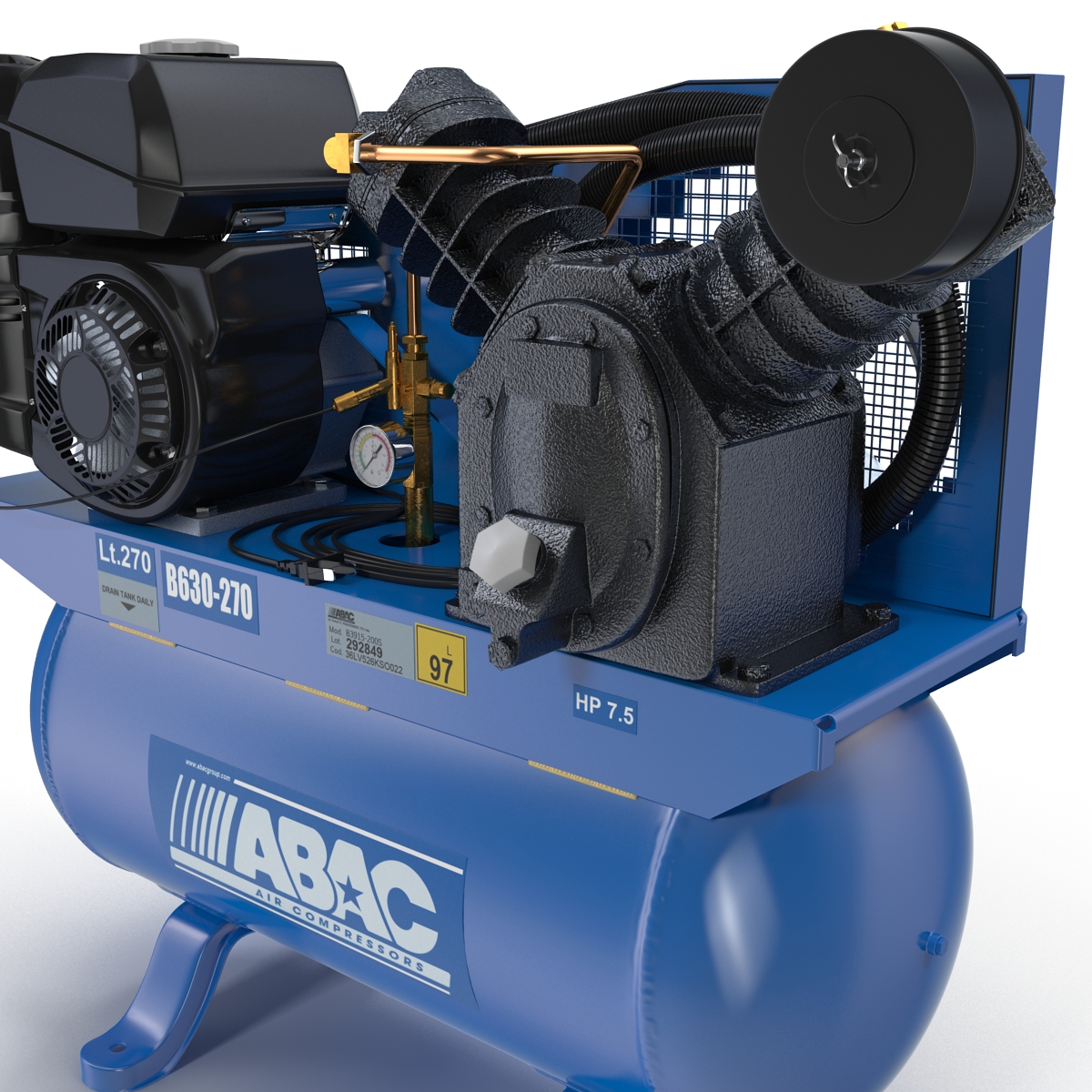 Air Compressor Abac 3D model