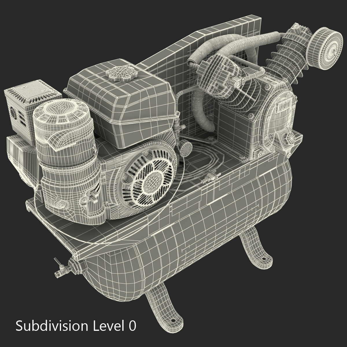 Air Compressor Abac 3D model