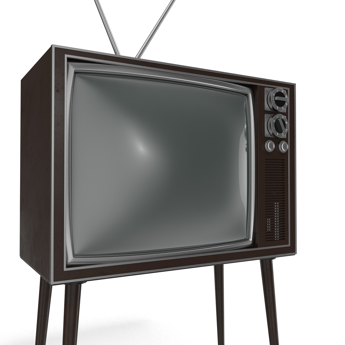 3D model Retro TV 4