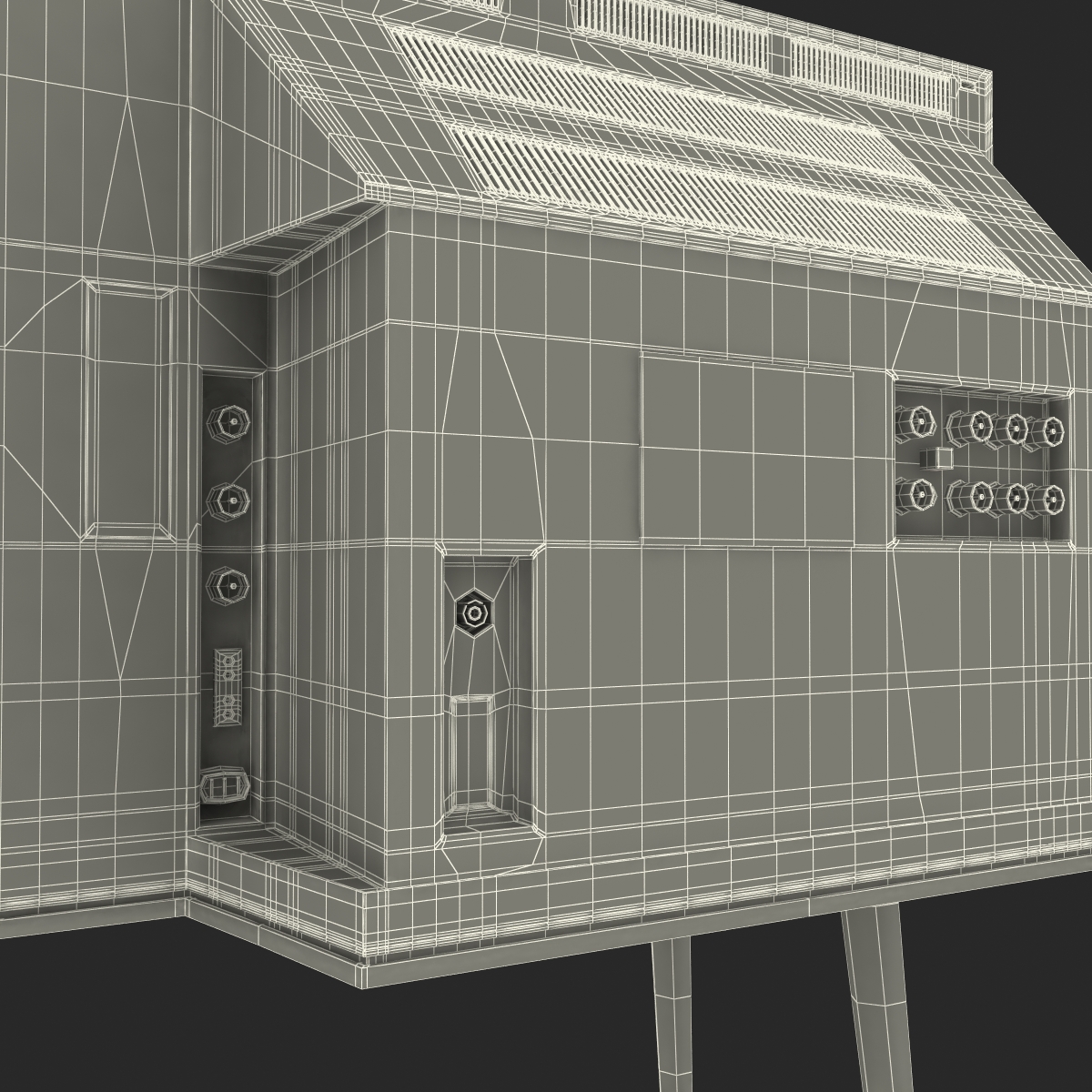 3D model Retro TV 4