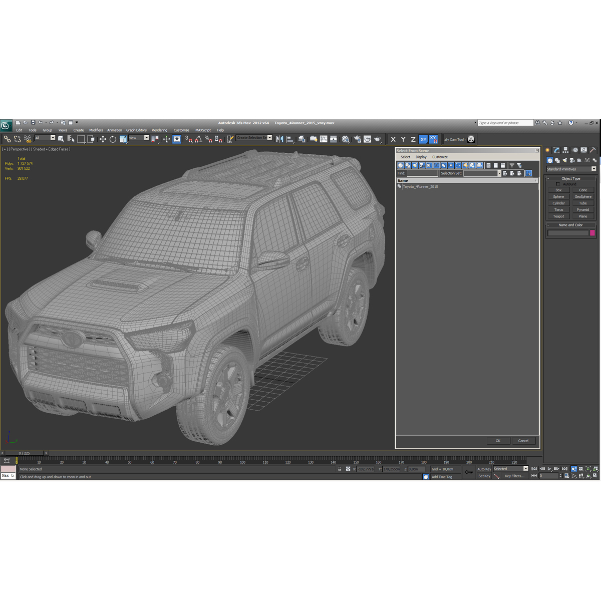 Toyota 4Runner 2015 3D model