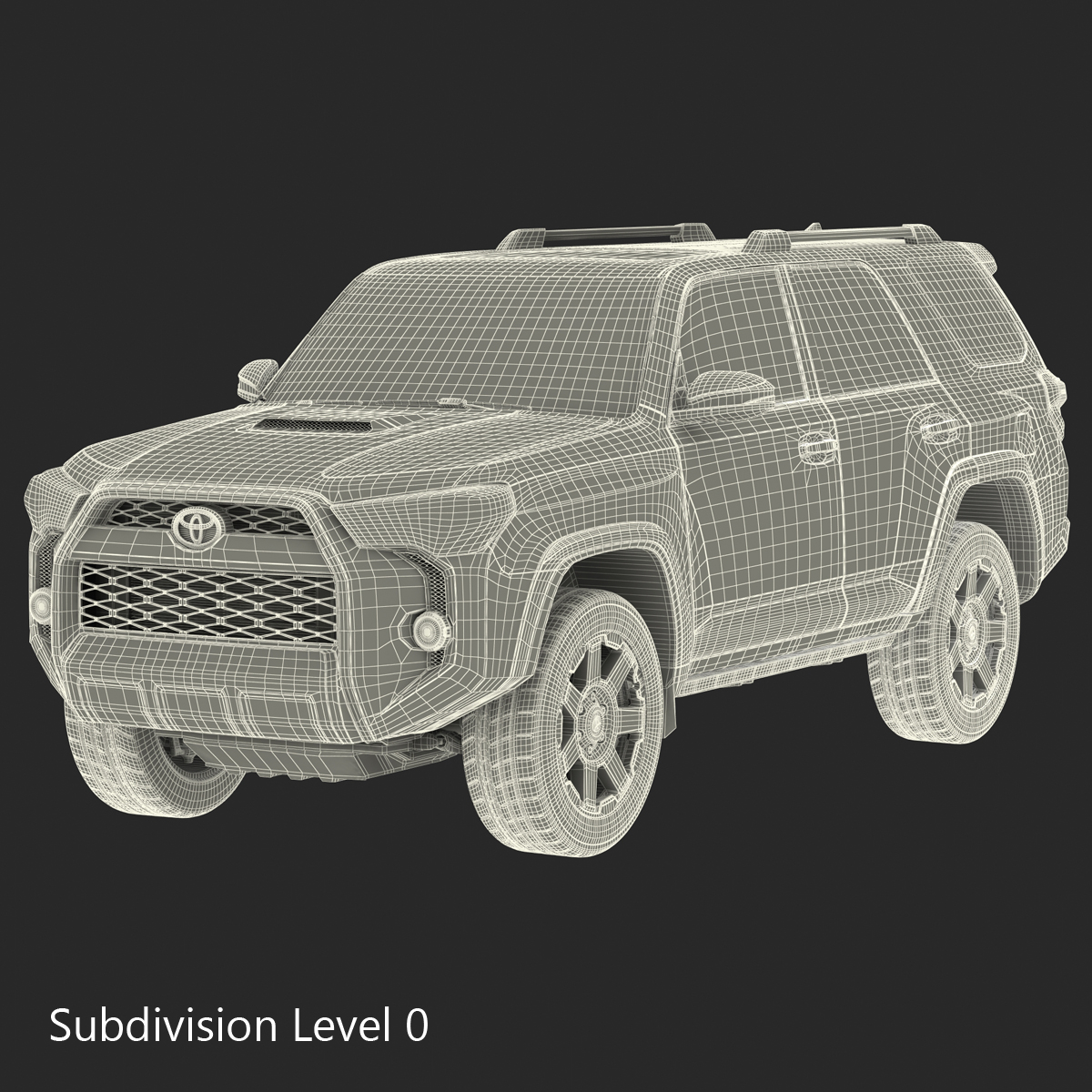 Toyota 4Runner 2015 3D model