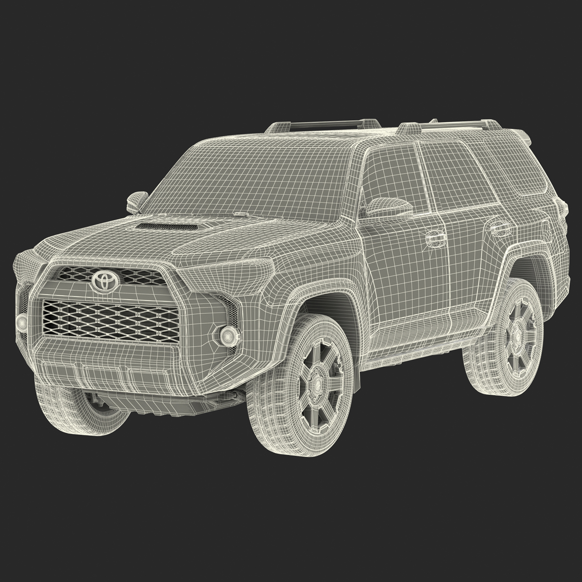 Toyota 4Runner 2015 3D model