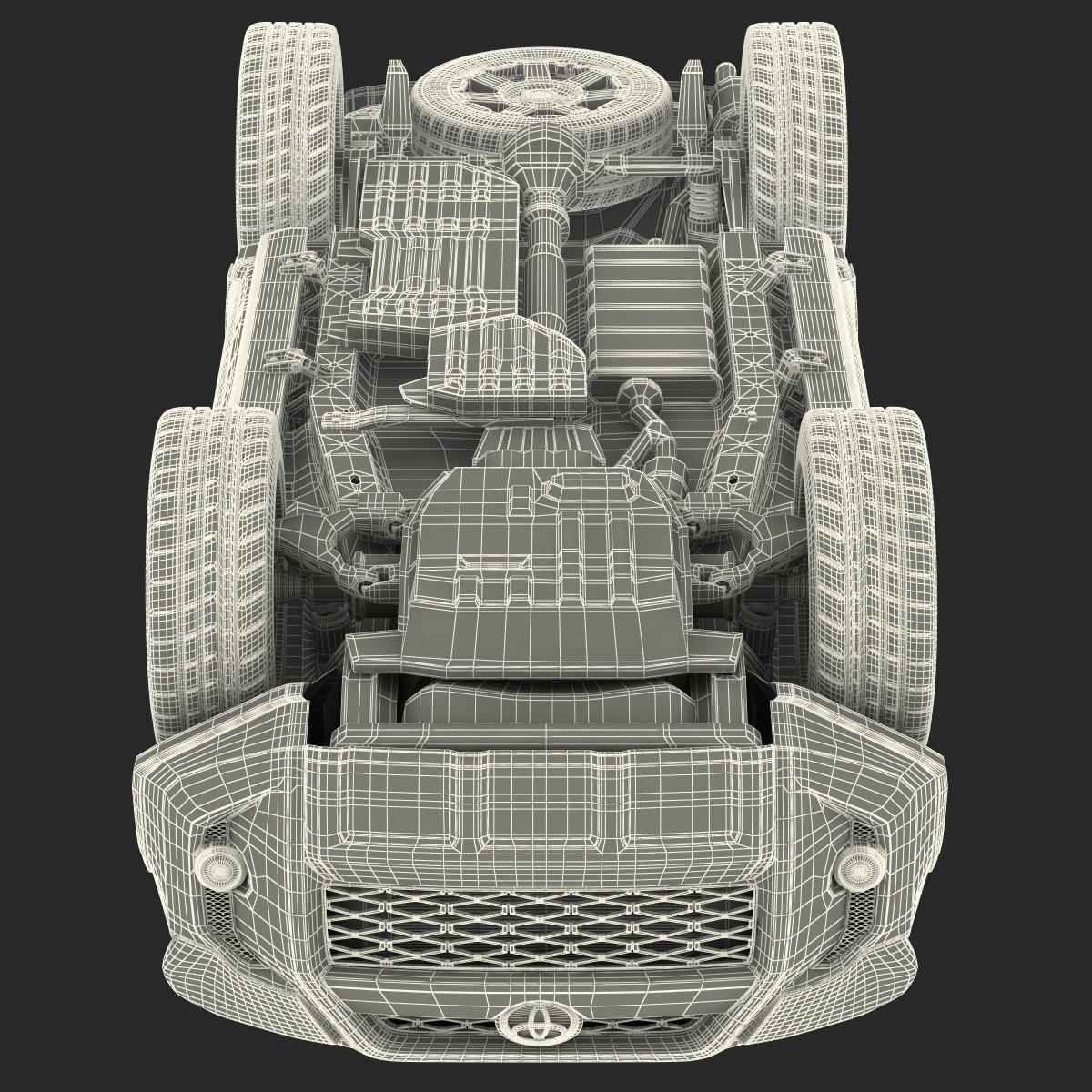 Toyota 4Runner 2015 3D model