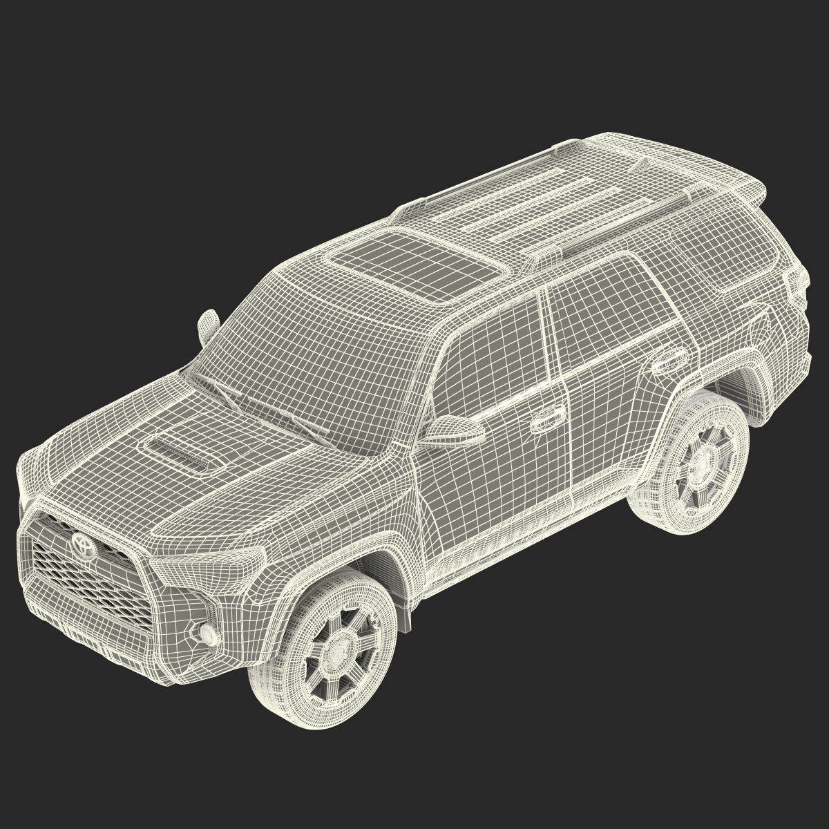 Toyota 4Runner 2015 3D model