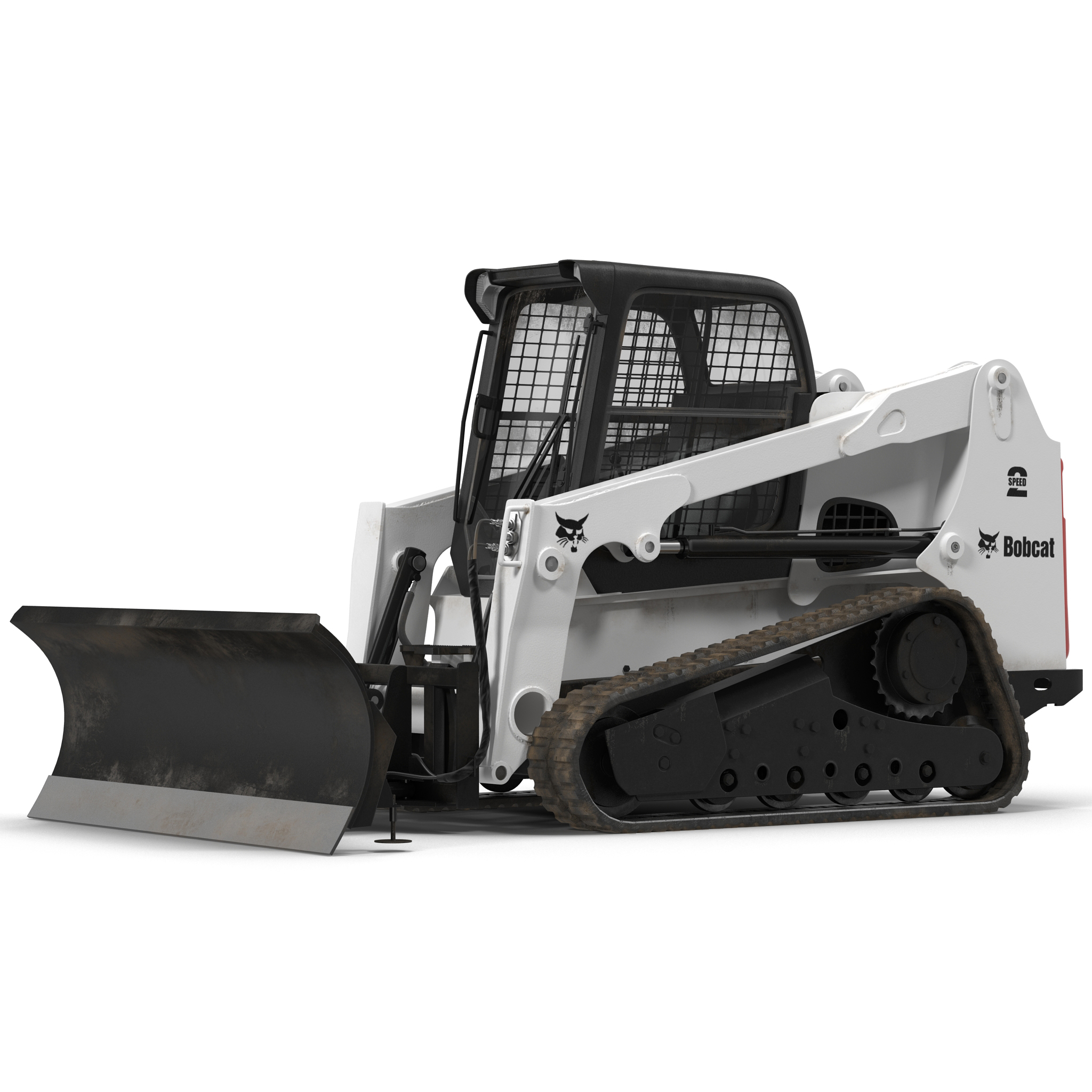 3D model Compact Tracked Loader Bobcat With Blade