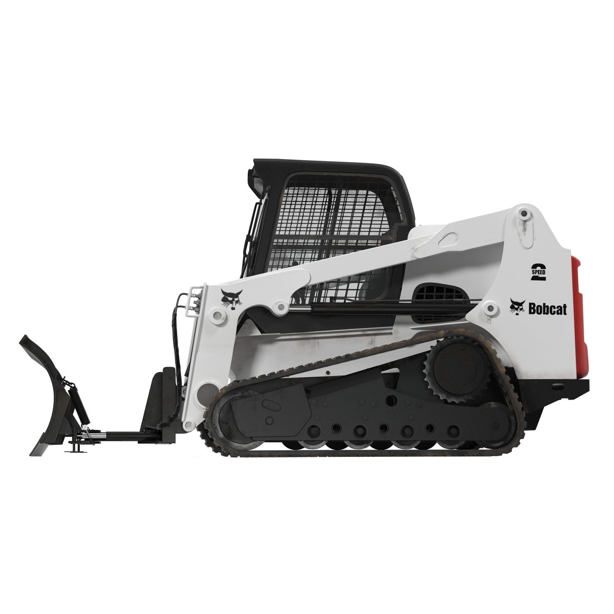 3D model Compact Tracked Loader Bobcat With Blade