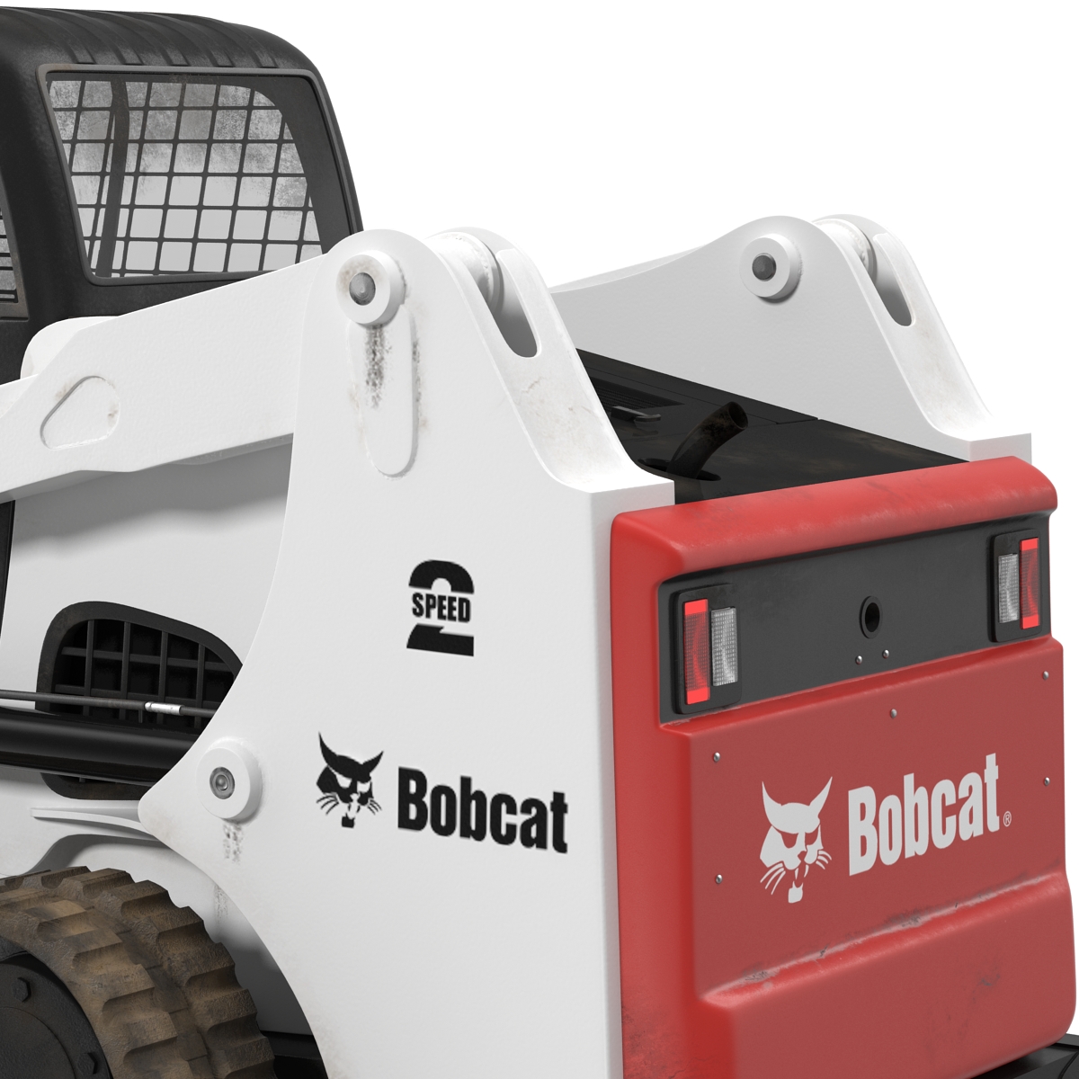 3D model Compact Tracked Loader Bobcat With Blade