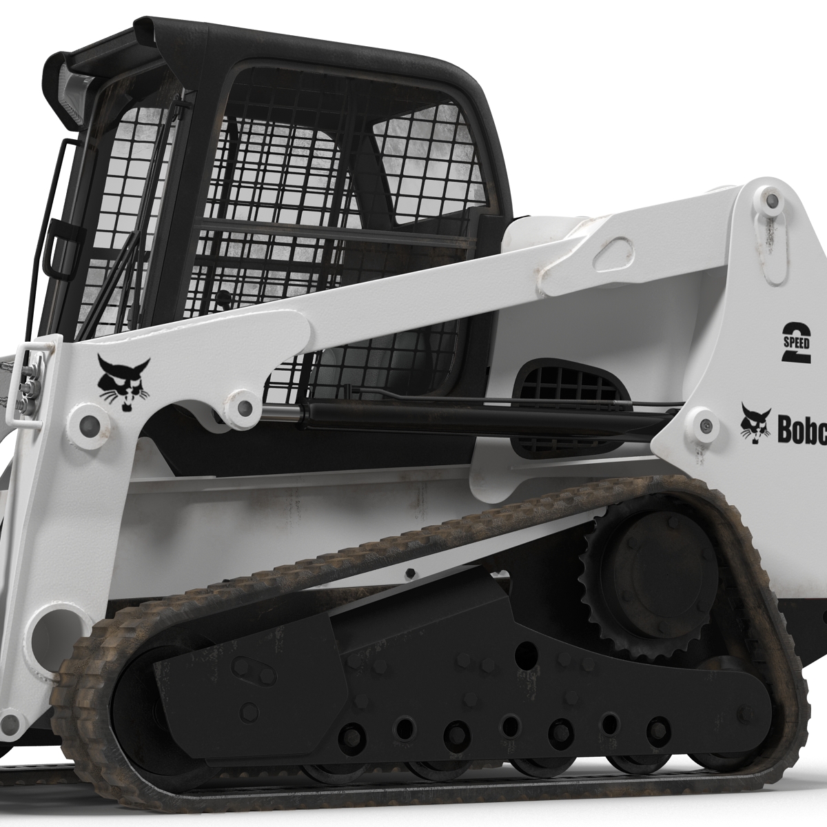 3D model Compact Tracked Loader Bobcat With Blade