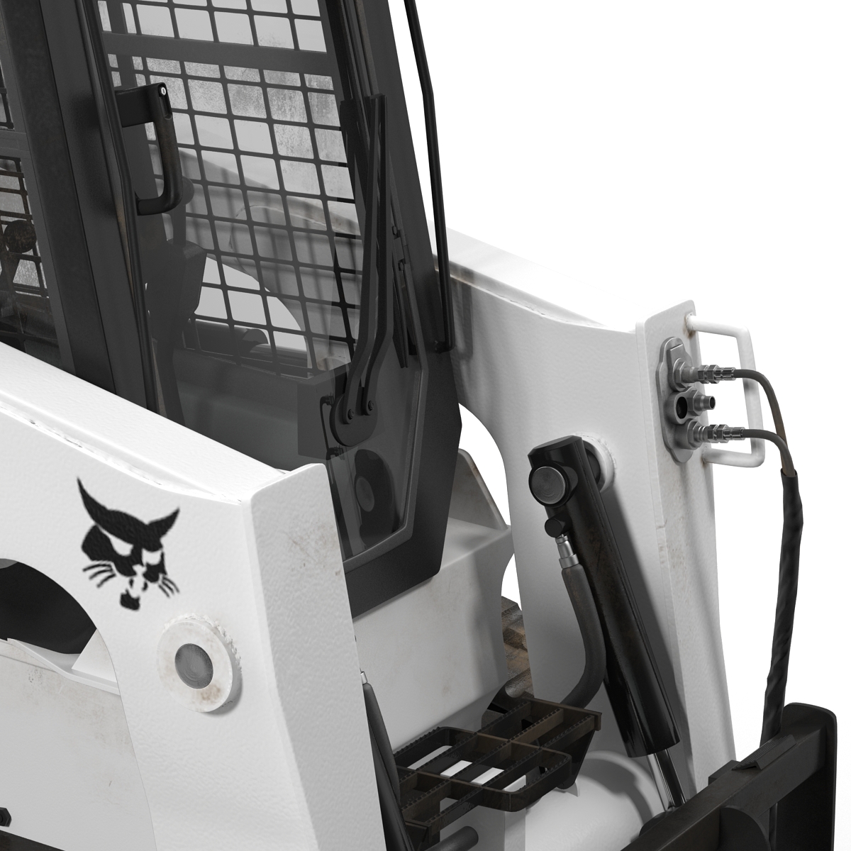 3D model Compact Tracked Loader Bobcat With Blade