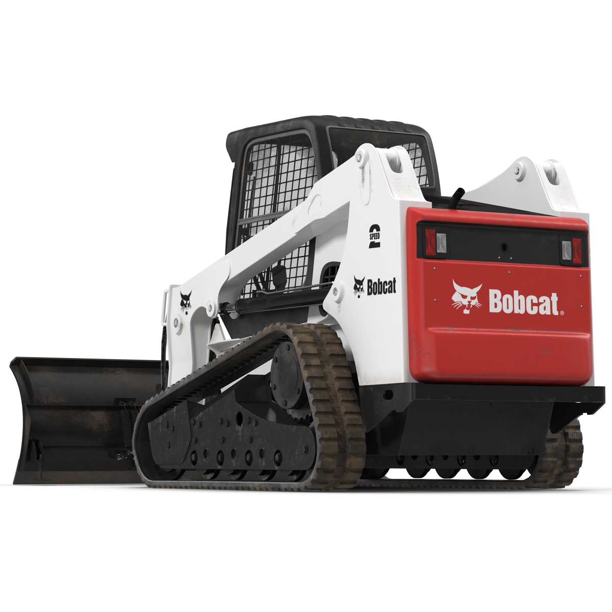 3D model Compact Tracked Loader Bobcat With Blade