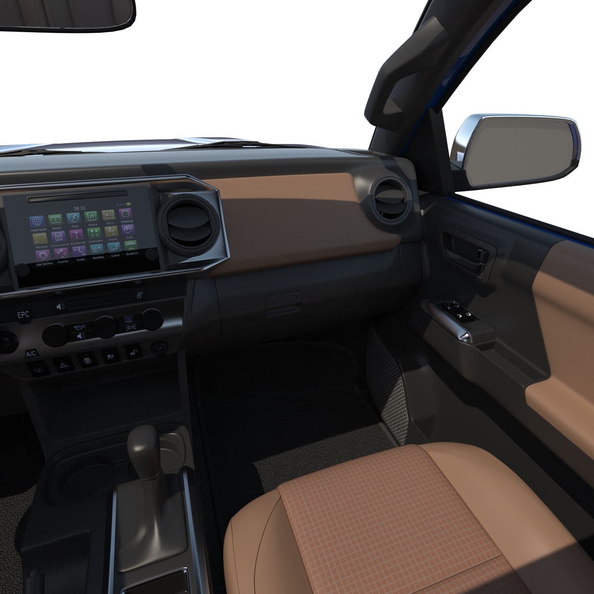 3D Toyota Tacoma 2016 model