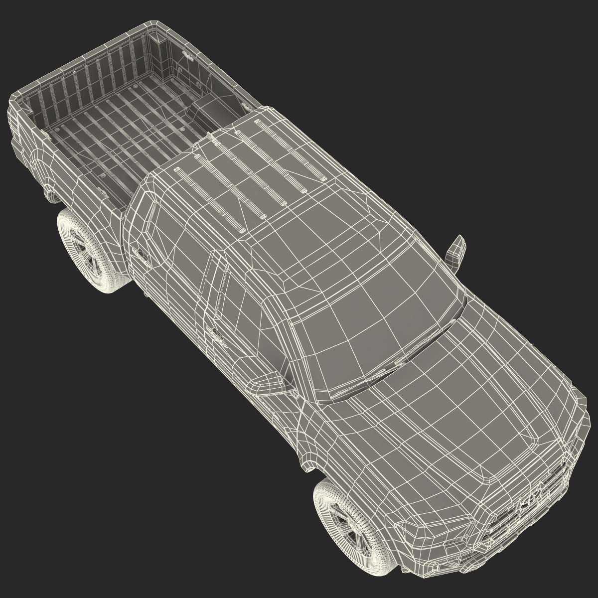 3D Toyota Tacoma 2016 model