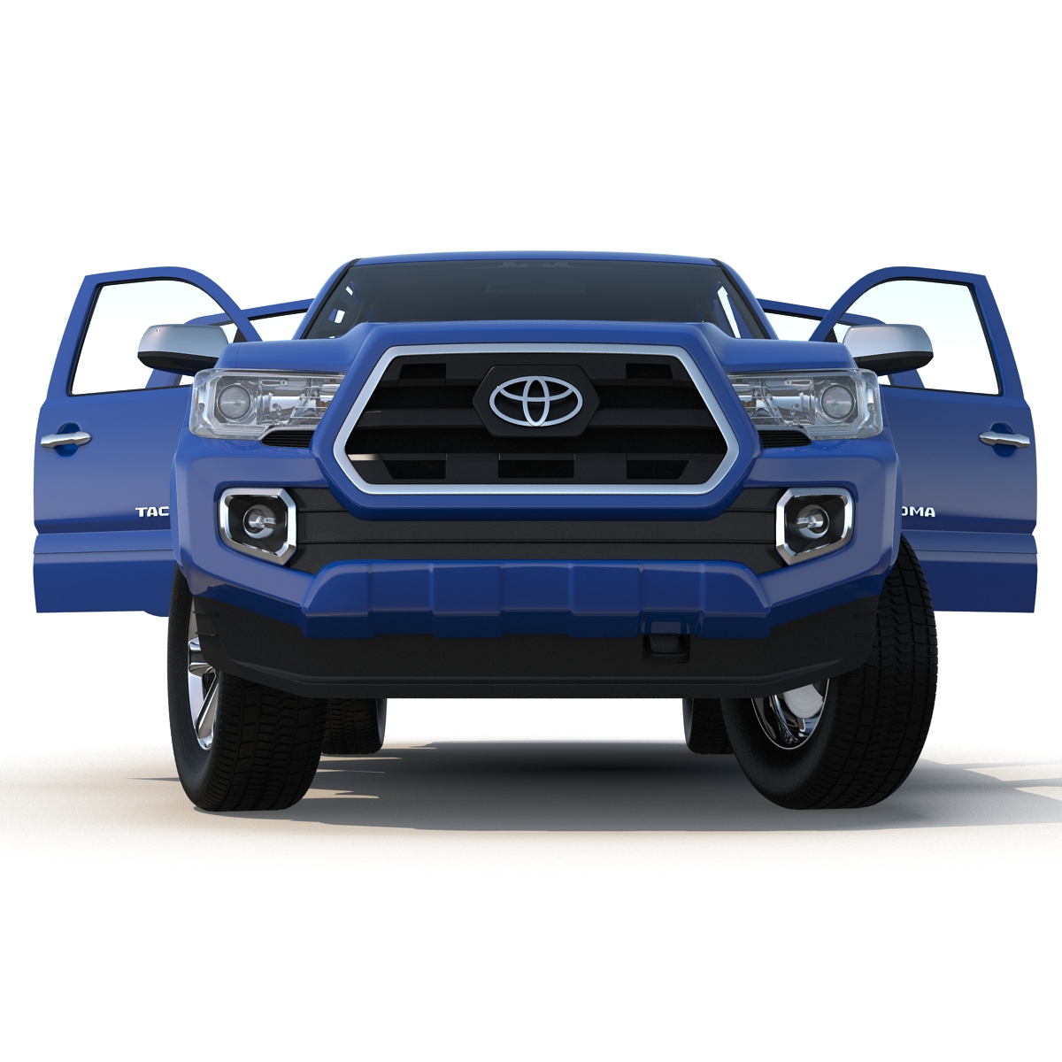 3D model Toyota Tacoma 2016 Rigged