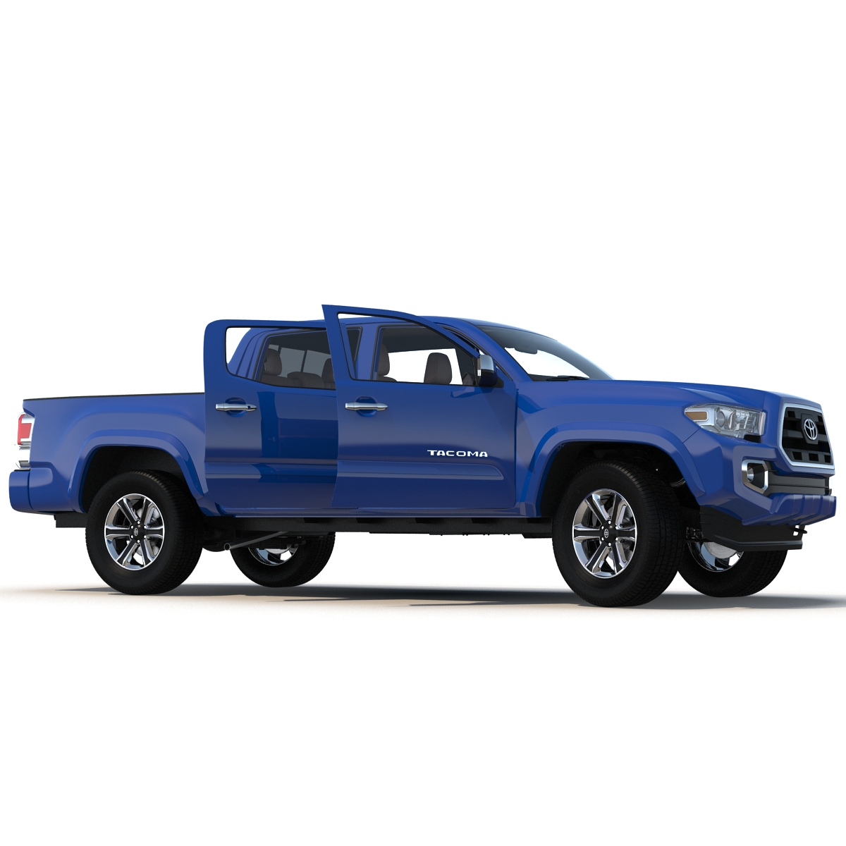 3D model Toyota Tacoma 2016 Rigged