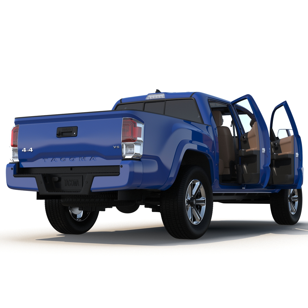 3D model Toyota Tacoma 2016 Rigged