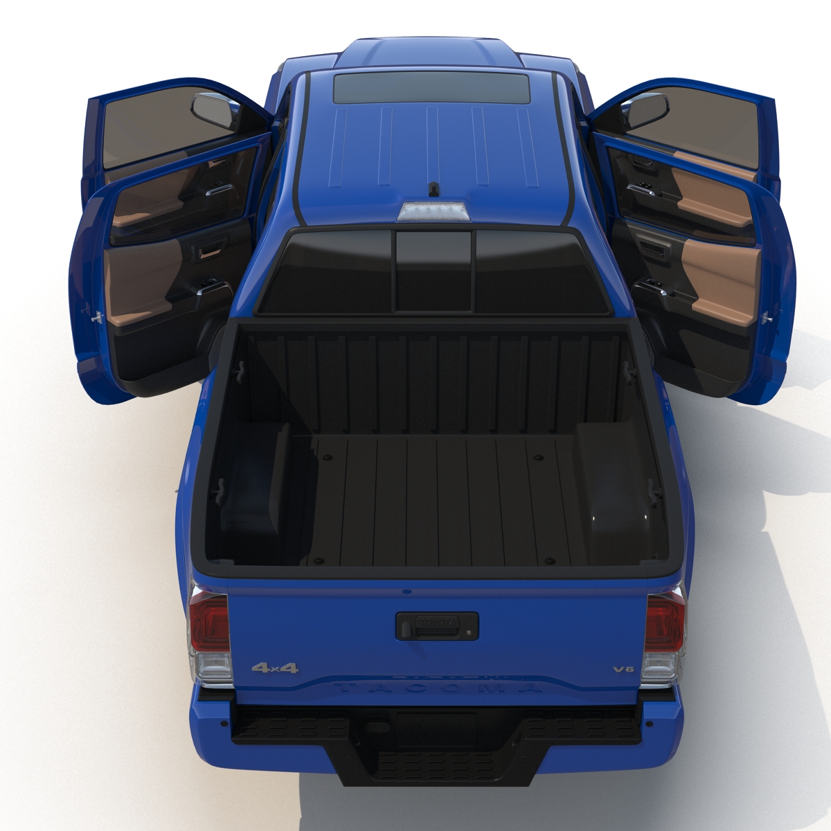 3D model Toyota Tacoma 2016 Rigged