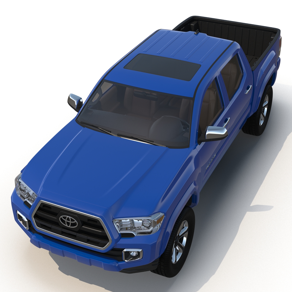 3D model Toyota Tacoma 2016 Rigged