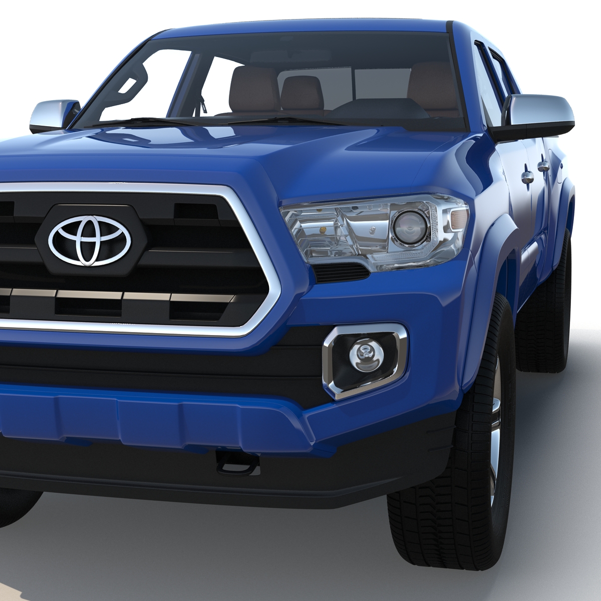 3D model Toyota Tacoma 2016 Rigged