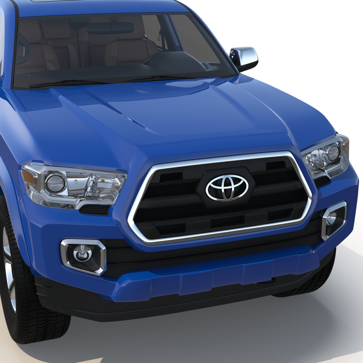 3D model Toyota Tacoma 2016 Rigged