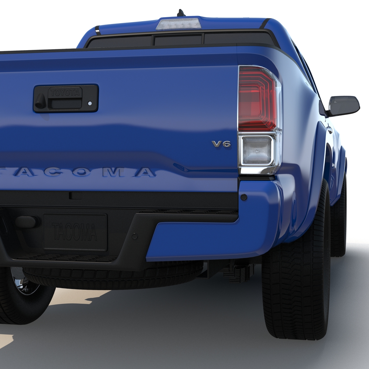 3D model Toyota Tacoma 2016 Rigged