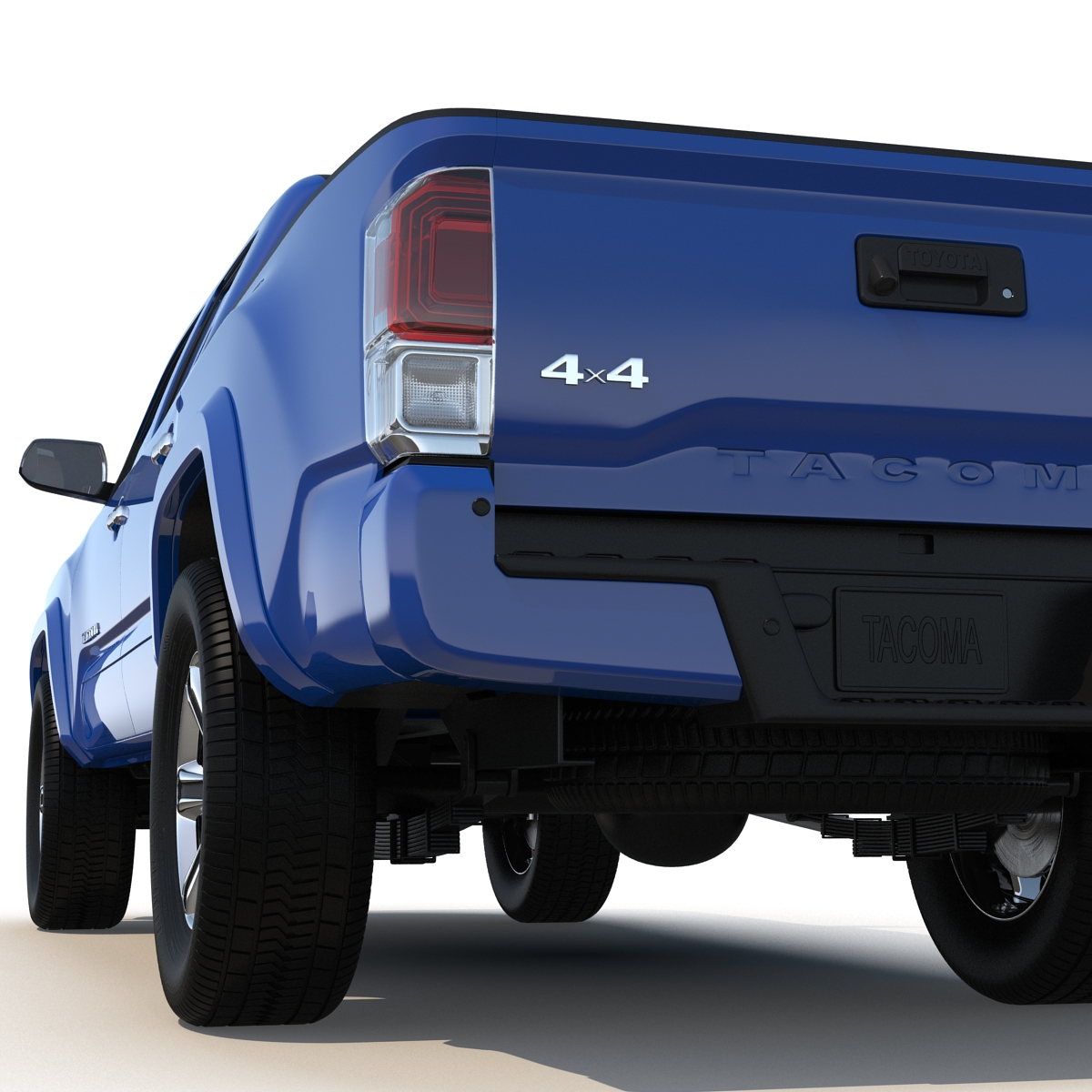 3D model Toyota Tacoma 2016 Rigged