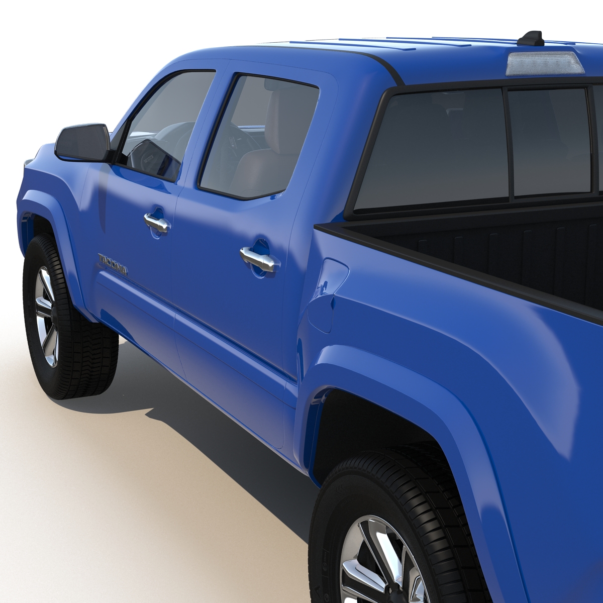 3D model Toyota Tacoma 2016 Rigged