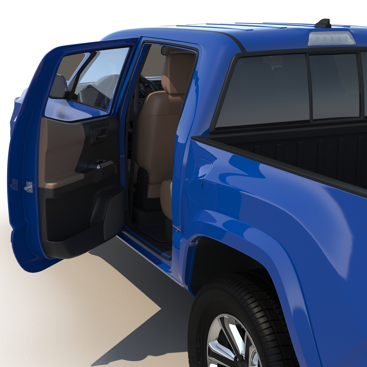 3D model Toyota Tacoma 2016 Rigged