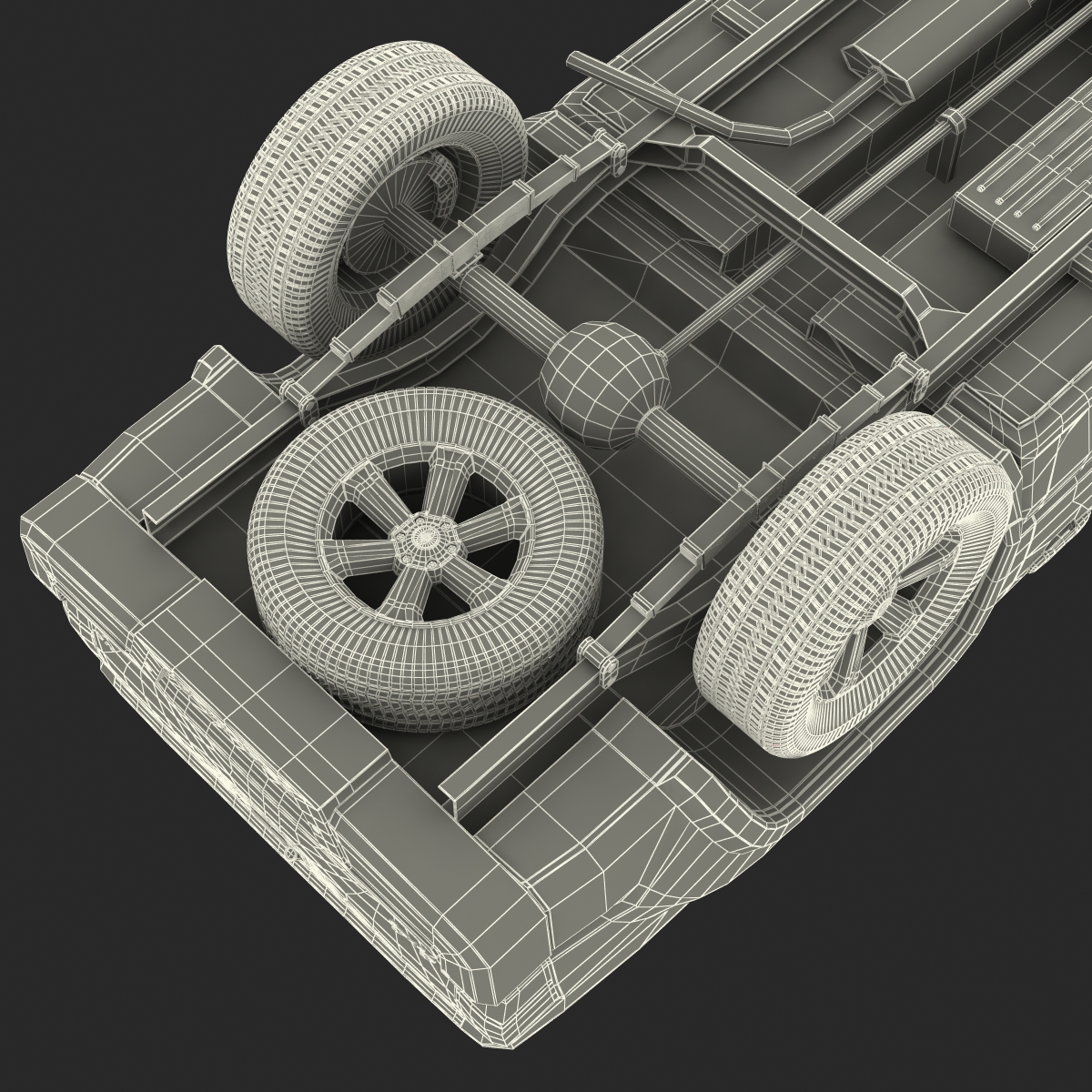 3D model Toyota Tacoma 2016 Rigged