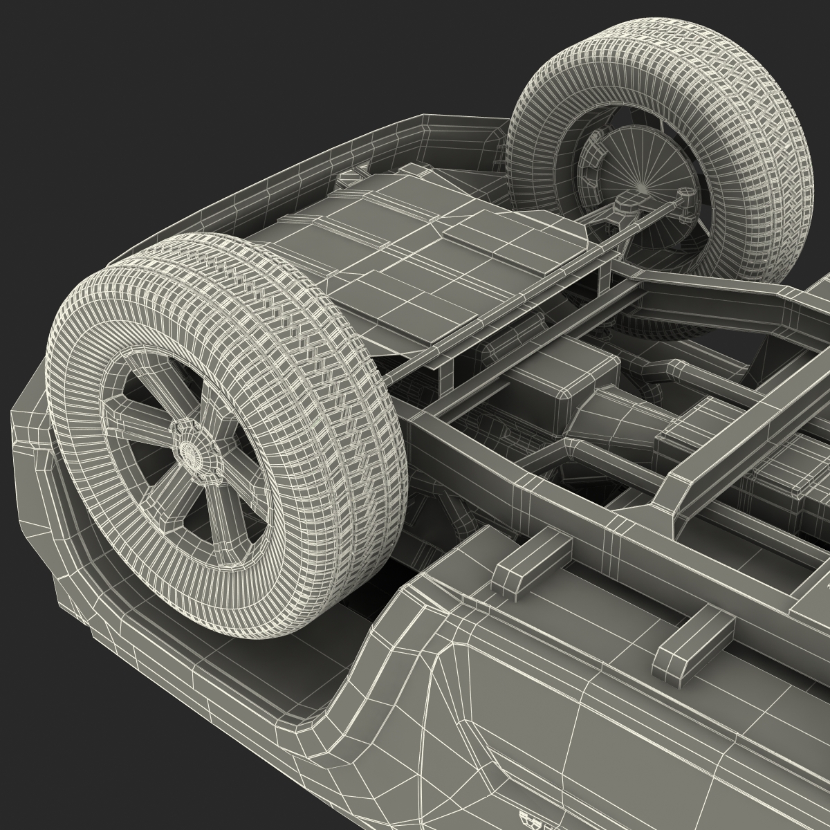 3D model Toyota Tacoma 2016 Rigged