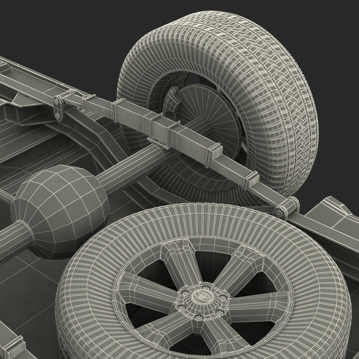 3D model Toyota Tacoma 2016 Rigged